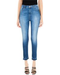 Liu Jo - High-waist skinny jeans - Lyst
