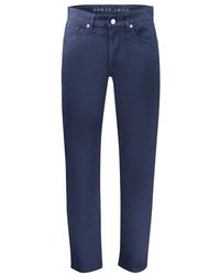 North Sails - Broeken ,Blauw ,Rechte Broek - Lyst