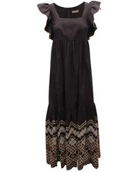 D.exterior - Kleedjes ,Zwart ,Maxi-Jurk - Lyst