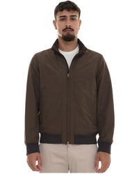 Woolrich - Jassen ,Bruin ,Katoen Jacket - Lyst