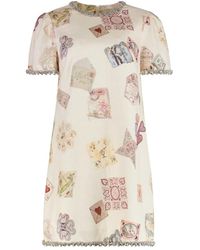 Zimmermann - Elegante Tunic Jurk Met Strass - Lyst