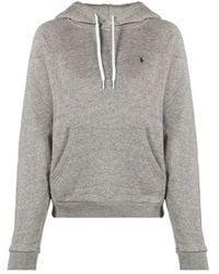 Polo Ralph Lauren - Hooded Sweatshirt Met Geborduurd Logo - Lyst