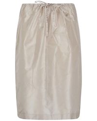 Prada - Midi Skirts - Lyst