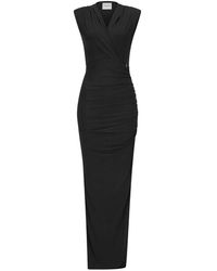 Nicowa - Maxikleid Mit Drapierung - Lyst