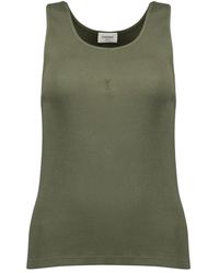Saint Laurent - Sleeveless Tops - Lyst