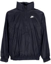 Nike - Pull-On-Windbreaker-Windrunner-Anorak-Jacke Fur Herren, Schwarz/Weib - Lyst