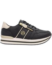 Remonte - Schwarz Combi Sneaker Stilvoll Bequem - Lyst