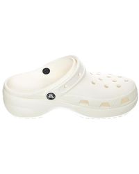 Crocs™ - Schoenen ,Wit ,Leer Classic Platform Clog - Lyst
