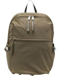Paul Smith - Tassen ,Bruin ,Nylon Double Zip Pocket Backpack - Lyst