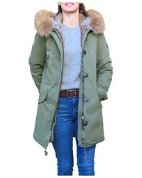 BLONDE No. 8 - Jassen ,Groen ,Katoen Parka Aspen 515 - Lyst