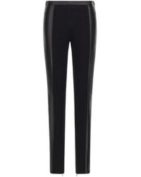 Roberto Cavalli - Broeken ,Zwart ,Zwarte Leren Leggings Vrouw Italië - Lyst