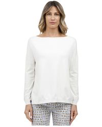 Gran Sasso - Bootneck Viskose Top - Lyst