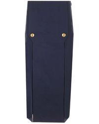 Chloé - Rokken ,Blauw ,Wol Wol Zomerrok - Lyst