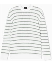 ARMANI EXCHANGE - Round-Neck Knitwear - Lyst