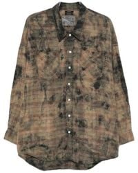 R13 - Plaid Pocket Shirt - Lyst