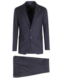 Tagliatore - Abito Lana Gessato - Lyst