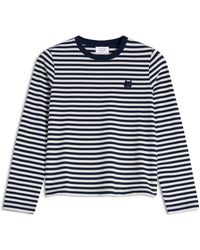 Maison Kitsuné - Long Sleeve T-Shirts - Lyst