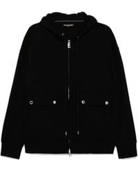 Michael Kors - Schwarzer Zip-Up Hoodie Pullover - Lyst