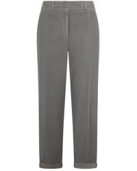 Peserico - Cropped Trousers - Lyst