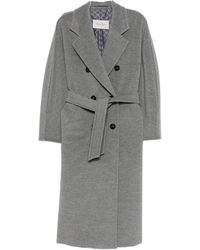 Max Mara - Jassen ,Grijs ,Wol Madame 806 018 Jas - Lyst
