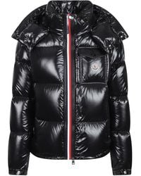 Moncler - Jassen ,Zwart ,Nylon Montbeliard Korte Donsjas - Lyst