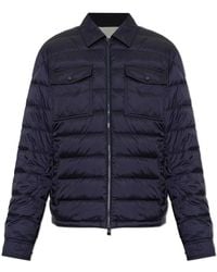 Moncler - Jassen ,Blauw ,Polyester Vydori Korte Donsjas 3-In-1 - Lyst