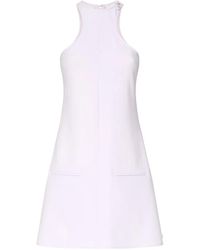 Courreges - A-Lijn Mouwloze Scuba Jurk - Lyst