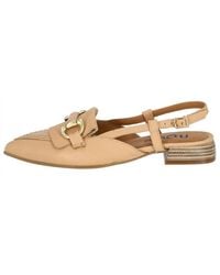 Mjus - Goldene Spange Leder Sandale - Lyst