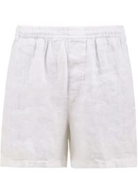 Aspesi - Korte Broeken ,Wit ,Casual Shorts - Lyst