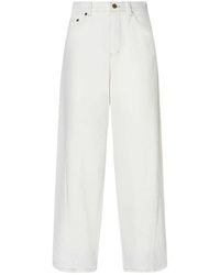 LA PISCINE - Asymmetrische Denim Jeans - Lyst
