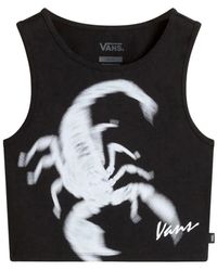 Vans - Venom Fitted Crop Tank Top - Lyst