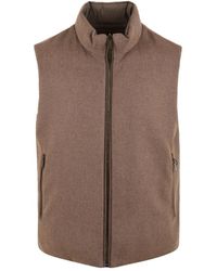 Moorer - Falieri-Ls9 Omkeerbaar Vest - Lyst