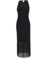 HUGO - Kleedjes ,Zwart ,Katoen Farseille Dress - Lyst