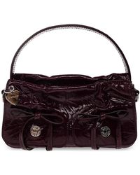 Acne Studios - Tassen ,Rood ,Leer Multipocket Micro Crossbody Crinkled Patent S - Lyst