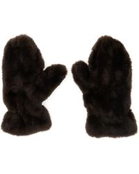 Apparis - Accessoires ,Bruin ,Bruine Ecofur Dameshandschoenen Coco Stijl - Lyst