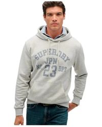 Superdry - Hoodies & Sweatvesten ,Grijs ,Katoen Athletic Ess Sweat - Lyst