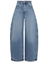 Jacquemus - Le De-Nimes Ovalo Cotton Jeans - Lyst