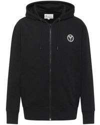 carlo colucci - Hoodies & Sweatvesten ,Zwart ,Casual Sweatjack - Lyst