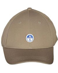 North Sails - Accessoires ,Groen ,Katoen Groene Katoenen Zonneklep Met Logo - Lyst