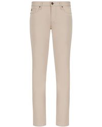 Emporio Armani - Jeans de mezclilla elegantes en color tejano - Lyst