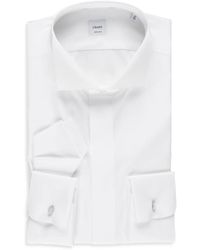 Carrel - Camicia bianca in cotone con colletto e maniche lunghe - Lyst