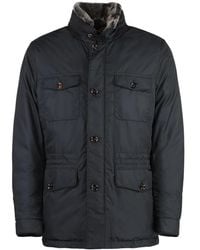 Moorer - Daunenjacke mit mehreren taschen - Lyst