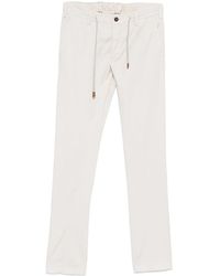 Eleventy - Lyocell/baumwolle kordelzug hose - Lyst
