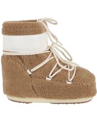 Moon Boot - Icon Low Fleece Teddy Boot - Lyst