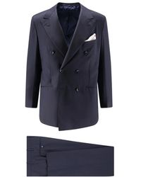 Kiton - Double Breasted Suits - Lyst