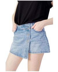 ONLY - Denim Shorts - Lyst