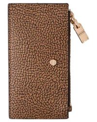 Borbonese - Stilvolle pvc canvas geldbörse und kartenhalter - Lyst