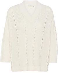 Kaffe - V-Neck Knitwear - Lyst
