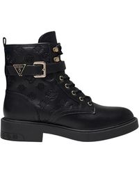 Guess - Lace-Up Boots - Lyst