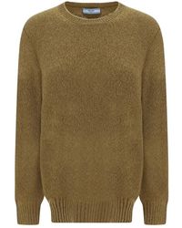 Prada - Round-Neck Knitwear - Lyst